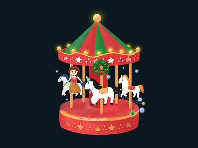 Merry-go-round illustration