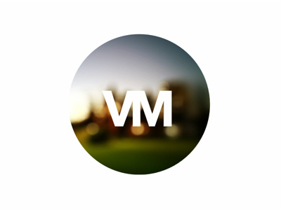 VM Logo blur branding design graphics identity illustrator logo