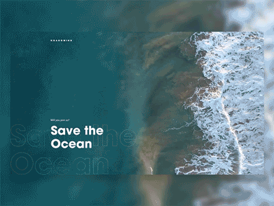 Save the ocean graphic ocean sea web