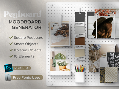 Pegboard - Moodboard Scene Generator