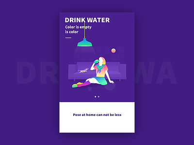 drink water illustration