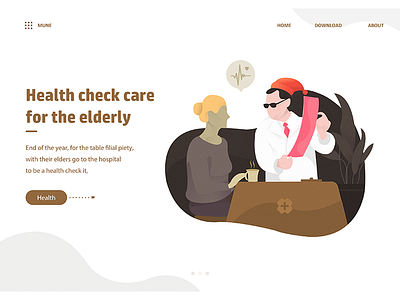 Health apple banking chart clean color home illustration internet isometric payment ui web