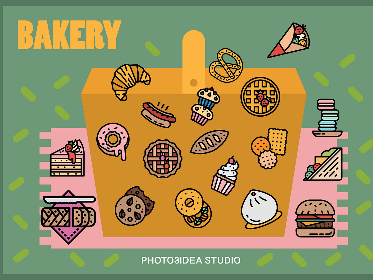 bakery by photo3idea on Dribbble