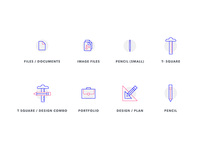 Design Icons design icon icons illustration pencil portfolio t square vector