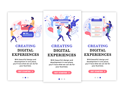 Code Dreamer Banner Concepts app banner boy design flat girl illustration mobile people ui ux web