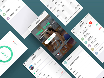 Yoga app design design ui