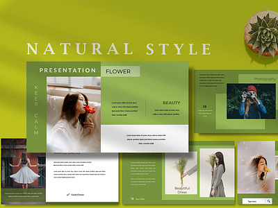 Fashion Natural Style - Powerpoint Template