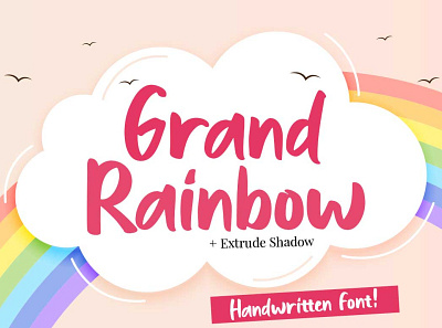 Grand Rainbow Script + Extrude grand rainbow script twitter