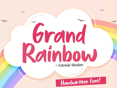 Grand Rainbow Script + Extrude