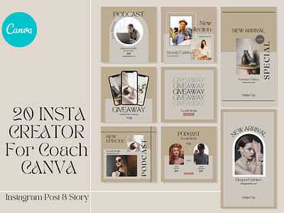 Instagram Creator Podcast CANVA