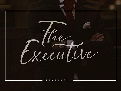 The Executive Stylistic Font
