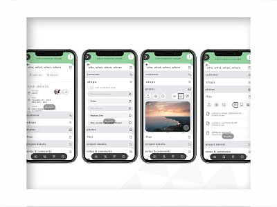 Web App Task Management Mobile Menu Tabs design ui ux uxdesign