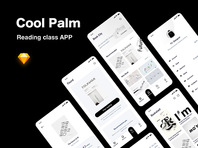 Cool Palm design typography ui ux