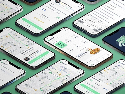 Showcase | Attend App attend app food app mobile app design mobile ui mockups nepali app ride ridesharing rokaya showcase ui ux ui design ux design