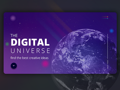 Digital UI design header rokaya studio ui ux web website