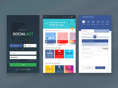 social App design layout mobile ui design ui ux