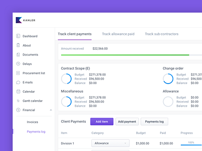 Kanler - Track Payments