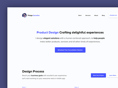 New website in progress [WIP] 2d app clean design designer elegant landing landingpage personal portfolio process product project simple ui ux web website