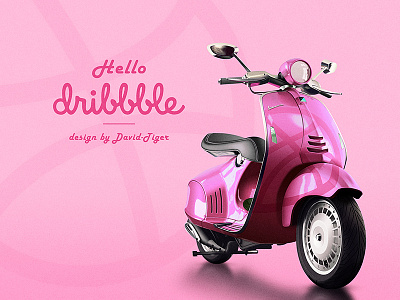 Dribbble&Vespa dribbble vespa