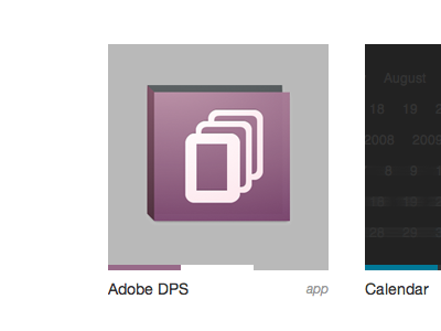 Adobe DPS in my portfolio