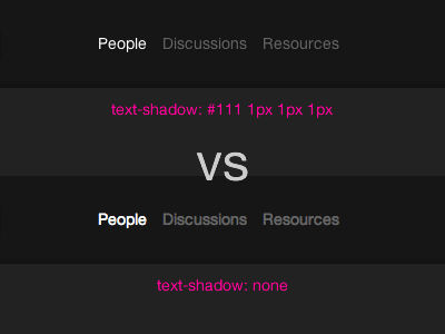 text-shadow css3 nightowling