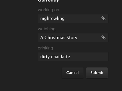 nightowling / status update form nightowling rails ui web