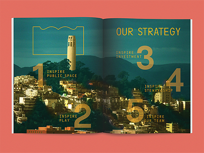SFRPD Visual Strategy Concept city debut document redesign first shot graphic print san francisco typography