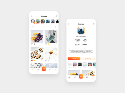 Social App – Light Theme