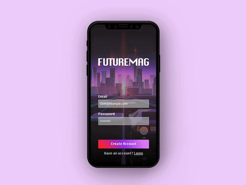 DailyUI #001: Sign Up
