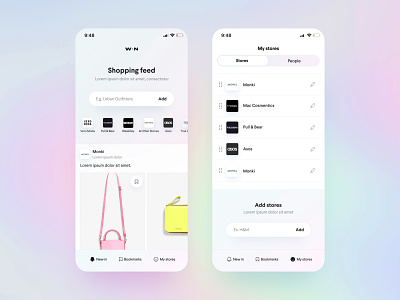 The "New In" App Concept app concept ecommerce ios new shopping ui