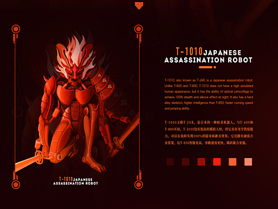 T-1010 Japanese assassination robot 插图 机器人 杀手