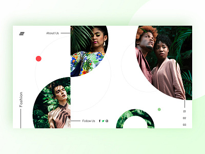 Fashion Landing Page Design Concept