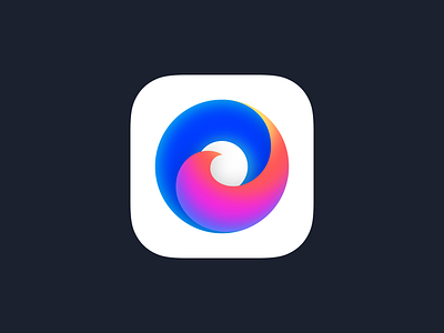 Surfing Browser browser color design icon logo