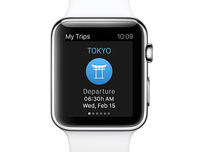 eDreams Apple Watch App - My Trips airport apple departure flight flights holidays travel watch