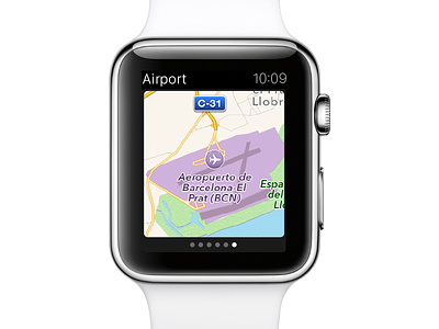 eDreams Apple Watch App - Airport airport apple departure flight flights holidays map travel watch