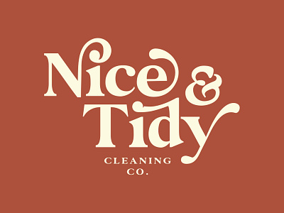 Nice & Tidy branding graphic design