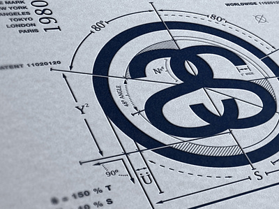 Stüssy schematic design graphic design