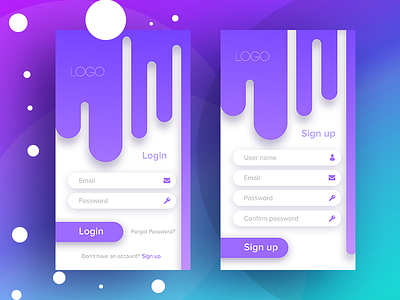 Mobile UI Design by Aakash Sarvaiya on Dribbble