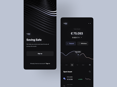 Cryptocurrency Exchange App Design