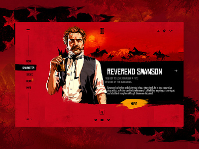 Red Dead Redemption 2 Web Design Concept!