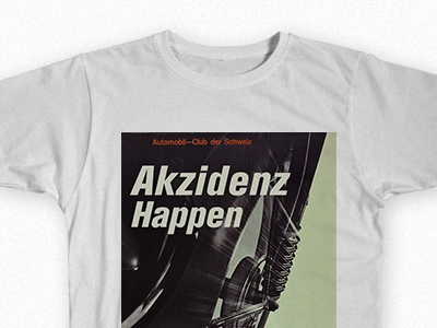 Akzidenz Happen tshirt typography