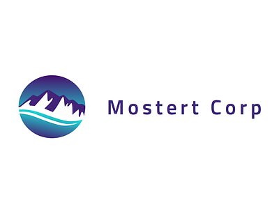 Mostert Corp 2 business identity logo logodesign