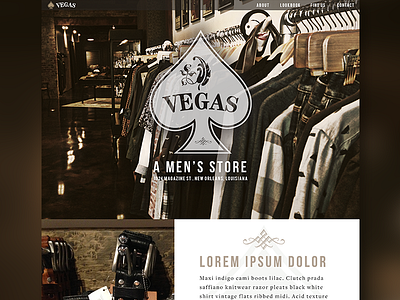 Vegas Website Design design e commerce new orleans scrolling single page store web web design