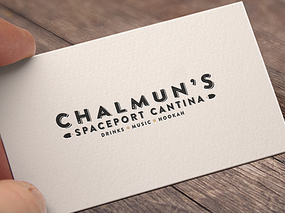 Mos Eisley Cantina Business Card bar branding business card cantina design graphic design identity logo print restaurant star wars