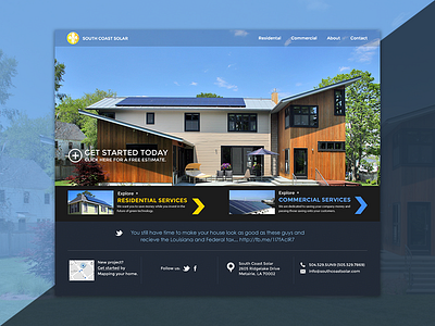 South Coast Solar Website Design