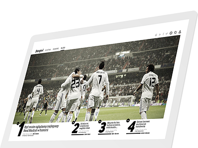 Fangol blog blog design football graphic graphics post soccer ui ux web webdesign website
