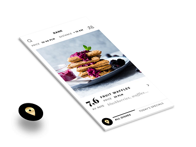 Chef Mate - Check In android animation app blackandwhite dishes food gold interaction interactive ios luxury minimal mobile motion product design ui ux
