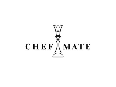 Chef Mate - name & logo app branding chef chess elegant id identification logo logotype mark minimal mobile type typography