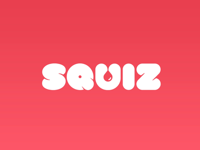 Squiz! - logo and icon animation animation app brand branding icon id identification logo logotype mark minimalism mobile motion negative space type typography