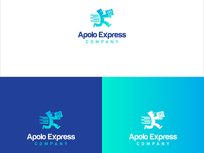 Express Company Logo branding colorful design graphic logo logo design modern design print professional simple
